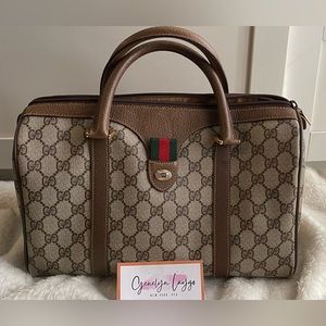 SOLD Gucci Vintage Boston Bag